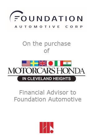 Foundation Automotive purchases Motorcars Honda